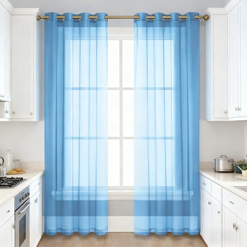 Cortinas translúcidas de 70x120 cm que resuelven la falta de luz en habitaciones oscuras 6
