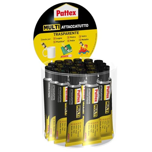 Colle universelle transparente liquide Multi attache La zappa tube 20 ml pack de 25