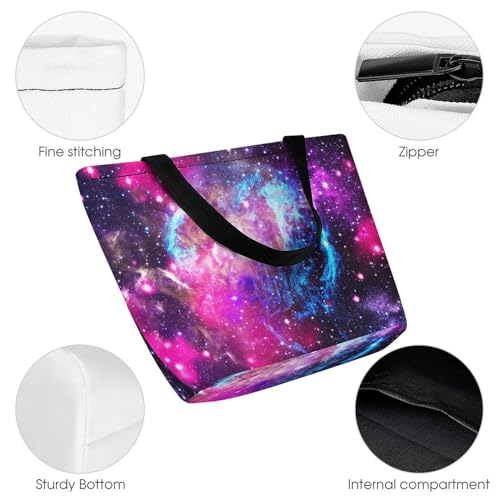 Sac à main nébuleuse espace grand volume 28.5x18x32.5cm
