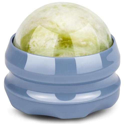 JUNENTER コールドマッサージローラーボール マッサージストーンツール ジェイドボール 冷えと熱の緩和 筋肉痛 肩 腕 首 背中 足 体