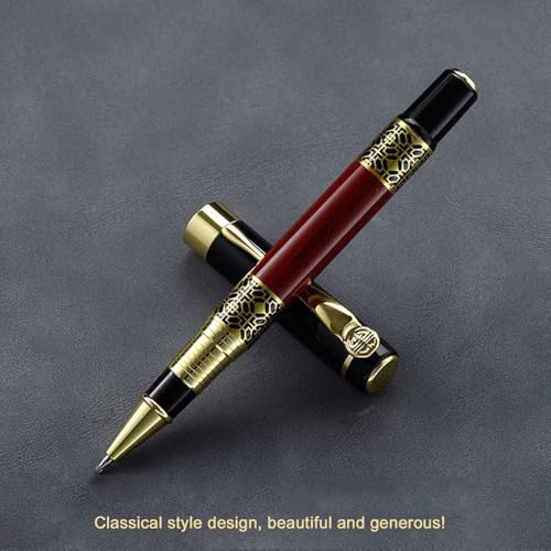 Image of Luxury Ballpoint Pen Black Refill - Professional Business Pen Gift Set for Men & Women, Executive Office with Elegant Gift Box (Luxury Pen Maroon)
