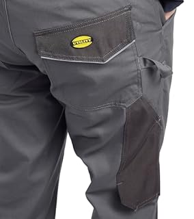 Utility Diadora, Abbigliamento da Lavoro, PANT ROCK PERFORMANCE, colore STEEL GRAY, taglia M