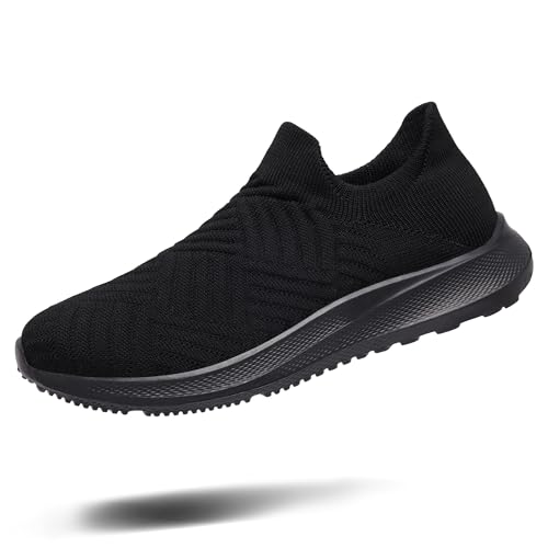 Image of SHULOOK Womens Slip on Walking Shoes Comfort Lightweight Breathable Sock Shoe Non-Slip Mesh Casual Fashion Tennis Running Sneakers