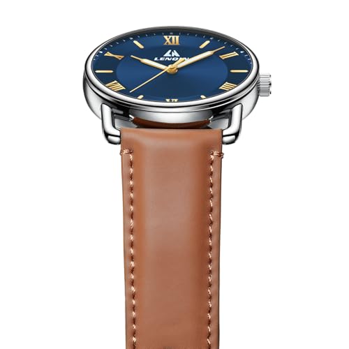 Image of LN LENQIN Mens Watches Unisex Military Sport Nylon Strap Stylish Luminous Fashion Analog Quartz Watch for Men Waterproof Army Tactical Casual Wristwatch