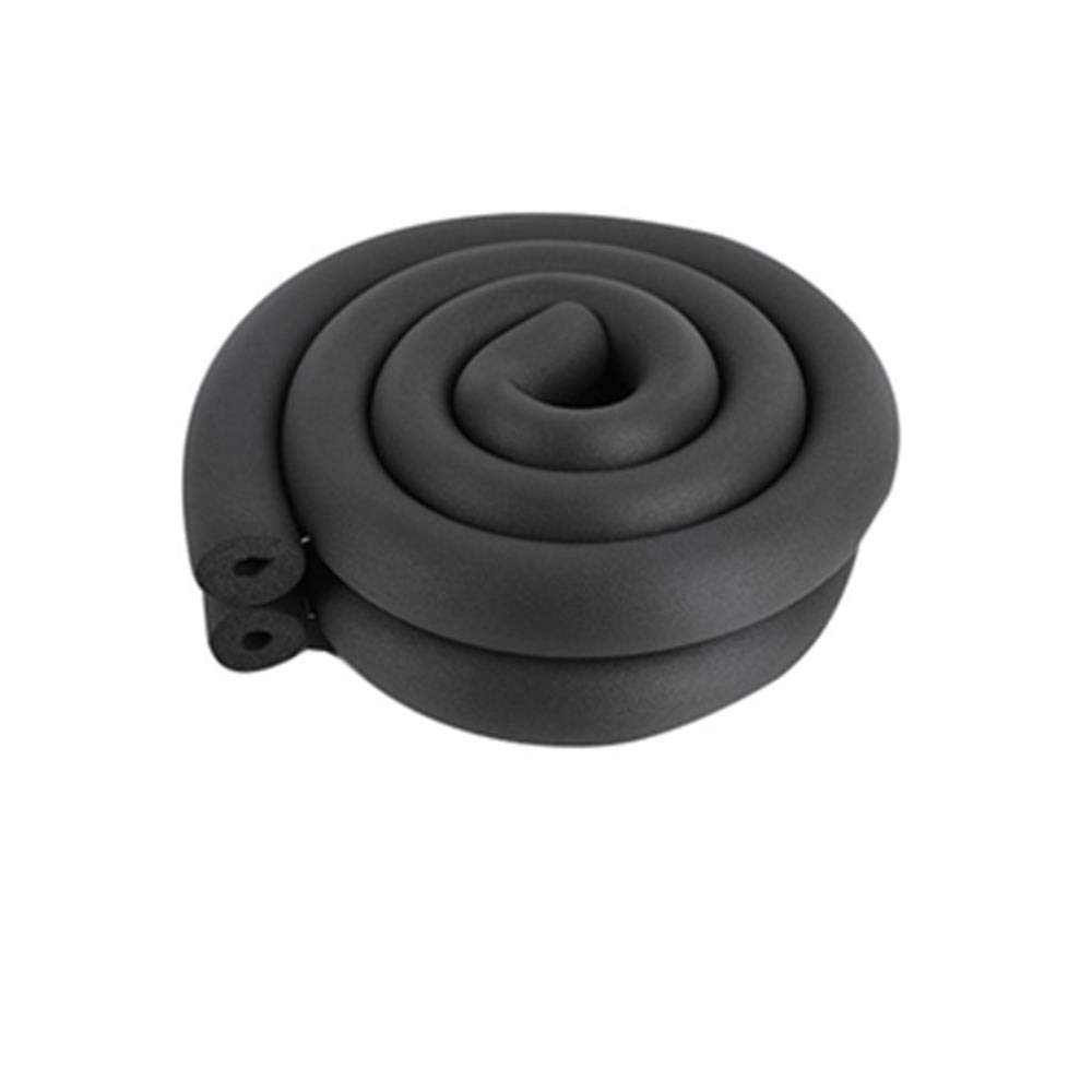 YOKIVE Schiuma Tubi, Gomma Isolamento Tubo Rivestimento| Maniglia Impugnatura Protezione, Buono Per Palestra Attrezzatura Rame Tubo (Nero, 20mm ID 30mm OD 2m - Foto 2