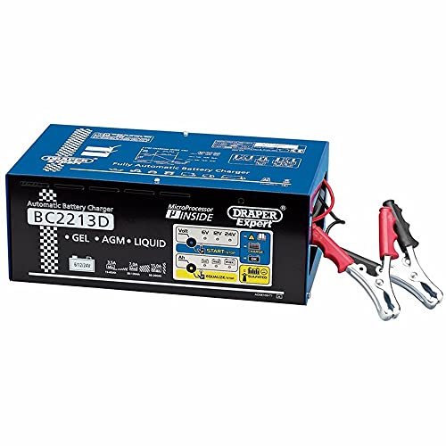 Draper 07266 230 V Cargador de batería y desulphate