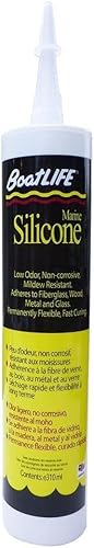 BoatLIFE Cartucho de silicona, 10.6 onzas líquidas, blanco