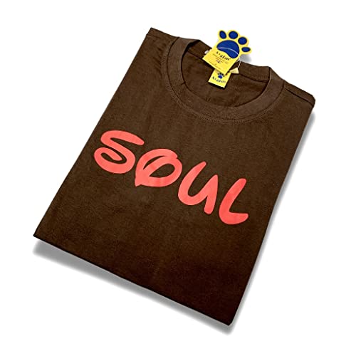 Image of A+a Pets' Graphic Printed T-Shirt Unisex | for Dog Cat Lovers | Casual Half Sleeve Round Neck T-Shirt | 100% Cotton (Soul)