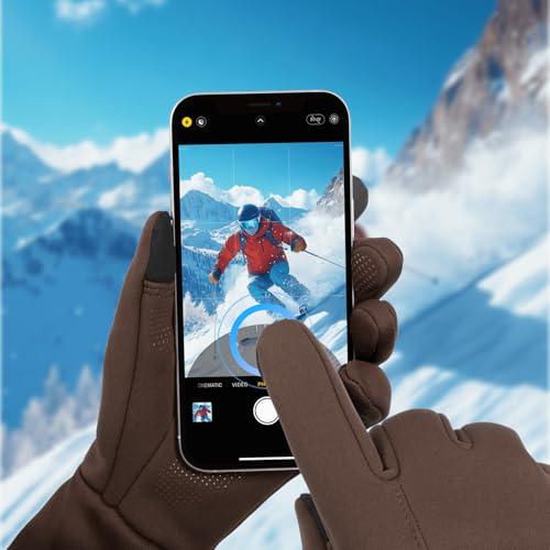 Image of FanVince Winter Gloves Touch Screen Water Resistant Windproof Thermal for Running Cycling Driving Hiking for Men Women