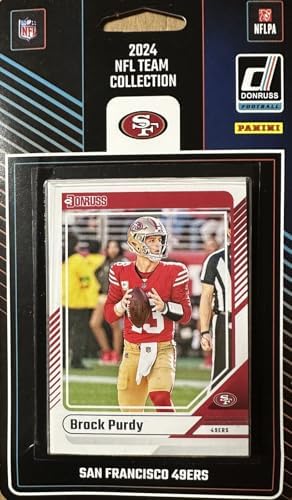 San Francisco 49ers 2024 Donruss Factory Sealed 12 Card Team Set Featuring Brock Purdy, Christian McCaffrey and George Kittle Plus Ricky Pearsall, Isaac Guerendo and Jacob Cowing Rated Rookie Cards San Francisco 49ers 2024 Donruss Factory Sealed 12 Card Team Set Featuring Brock Purdy, Christian McCaffrey and George Kittle Plus Ricky Pearsall, Isaac Guerendo and Jacob Cowing Rated Rookie Cards