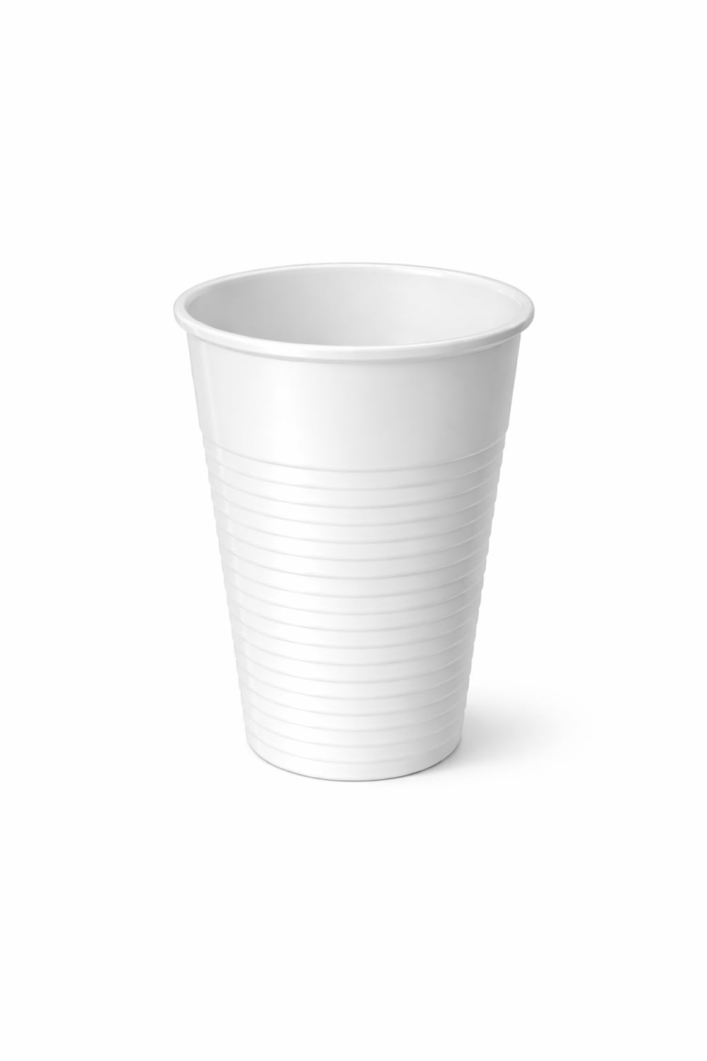 Vaso Reutilizable de Polipropileno 200/220 ml Blanco – Apto Lavavajillas 50 °C – Resiste 25 Lavados – Vaso Plástico Reutilizable para Hostelería, Eventos y Oficina (3000)