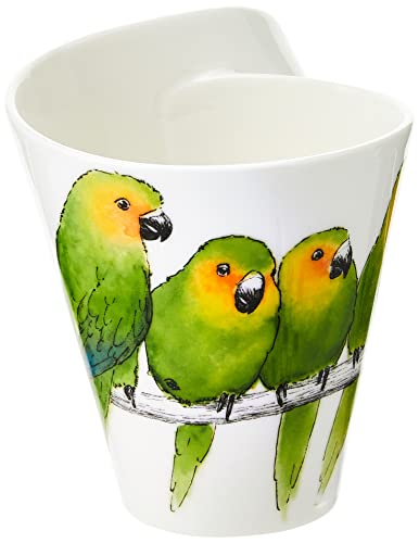 Villeroy & Boch - NewWave Caffé Henkelbecher 240 ml Bunt, Spülmaschinenfest, Mikrowellensicher, Kaffeetasse, Kaffeebecher, Große Tasse, Geschirr, Premium Porzellan