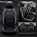 Eunncu Housse de Siege Voiture Universelle Accessoire pour Kia SP Stonic Kcv4 Rio Ceed Pegas Xceed Picanto Magentis Venga Kv7 Vq Housse Siege Auto Interieur Noir, Gris