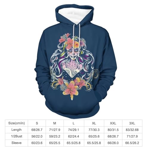 Sweat a capuche fleur UMENG pull unisexe aux finitions soignee - 2