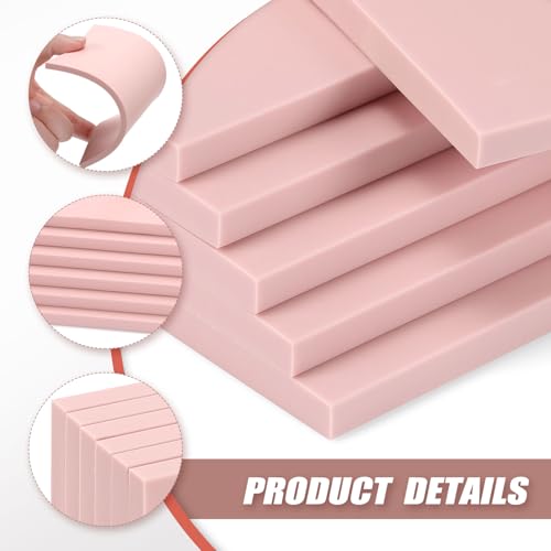 Image of Bobblebro Linoleum Blocks for Printmaking Supplies - 6PCS 4 inchx6 inchRubber Linocut Block Printing Kit for Stamp Carving, Soft Relief Printing Linoleum for DIY Crafts & Art Projects