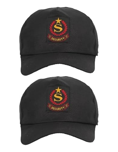 QF Quality Fab LET'S FASHION TALK Security Guard Accessories Cap Pack Of 2 (SEC-NOR-22)
