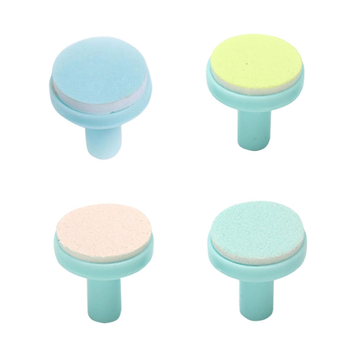 ERINGOGO 4Pcs Nail File Replacement Pads for Nail Trimmer Easy to Install Grinding Heads for Electric Nail File Ergonomic Design for Safe and Gentle Nail Care