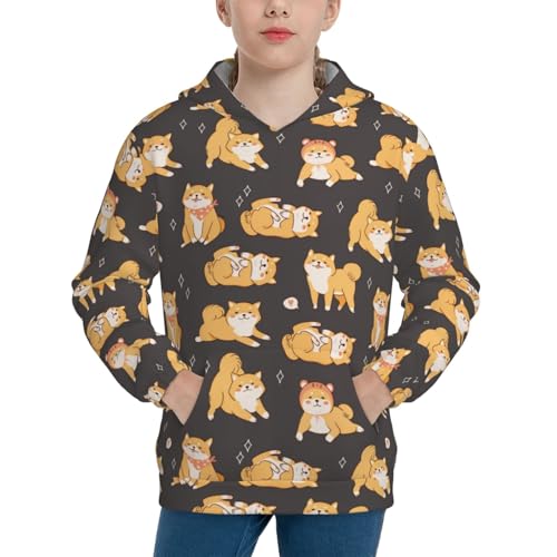 Lemons and Leaves Kid Hoodies Boys Sweatshirts Girls Pullover with Pocket