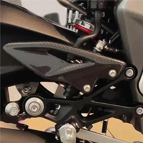 Plaques de protection talon carbone Street Triple pour sorties piste - 2