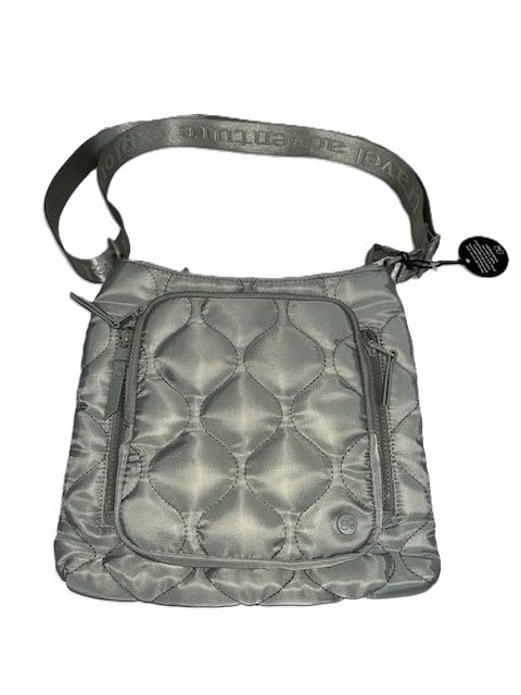 Samantha Brown RFID Travel Crossbody Bag Quilted Polyester Medium Size 10 5 x 10 25 Inches