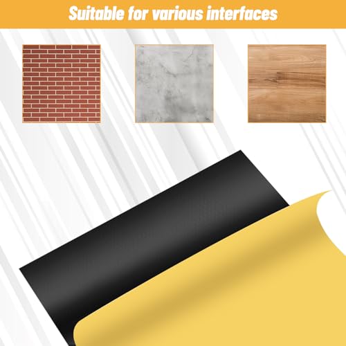 Garagen Wandschutz 4er Set, Schwarz selbstklebend Türwandschutz 3cm Extra Dicker Auto Schutz Garage Garagentor Kantenschutz