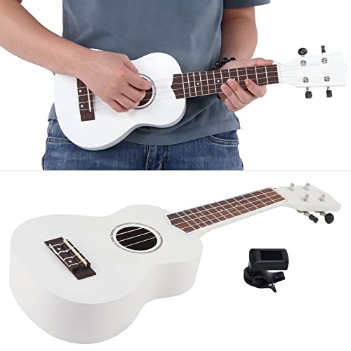 Ukulélé en bois, taille standard, son mélodieux, opération facile, ukulélé portable souple avec accordeur pour la… - Les Beatles, Paul McCartney, John Lennon, RIngo Starr, George Harrison Ukulélé en bois, taille standard, son mélodieux, opération facile, ukulélé portable souple avec accordeur pour la… – Image 4