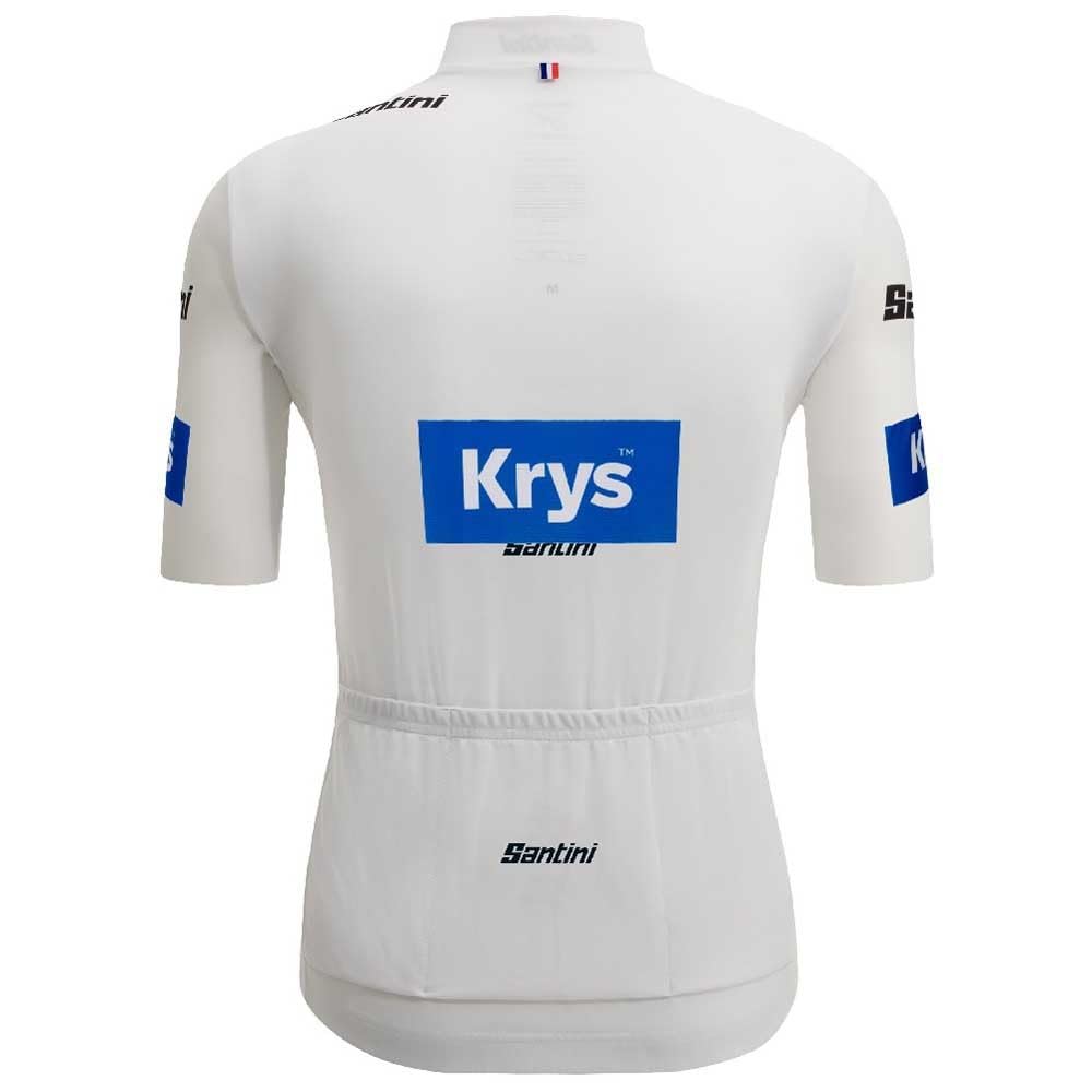 [Santini] Tour de France-White Herren-Radtrikot, Weiß, Größe XXS