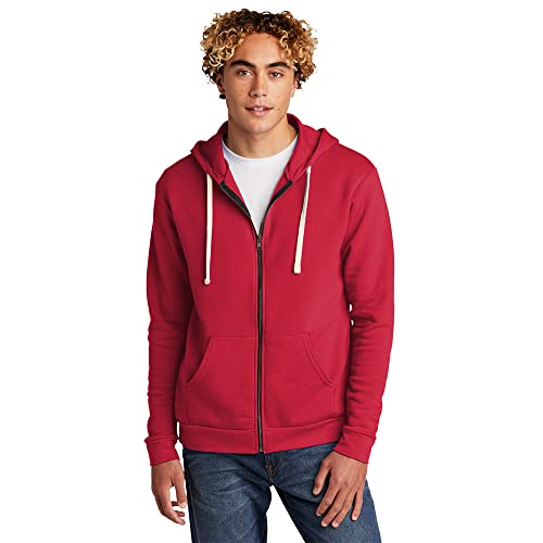Next Level Unisex Zip Hoody M RED