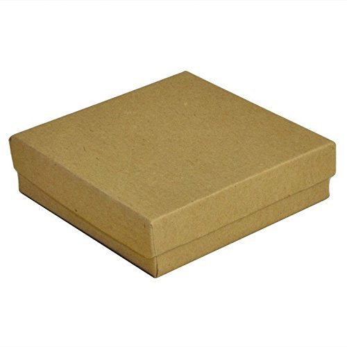 Brown Kraft Cotton Filled Gift Boxes #33 - Pack of 100