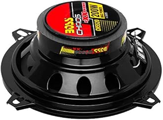 BOSS Audio Systems CH5520 Chaos Series 5.25 Inch Car Door Speakers - 200 Watts (Pair), Coaxial, 2 Way, Full Range, 4 Ohms, Bocinas para Carro