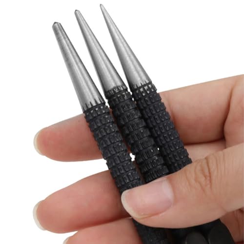4pcs Nail Punch Set, Portable Non Slip Centre Punch Prevent Drill Bit from Slipping - Image 4