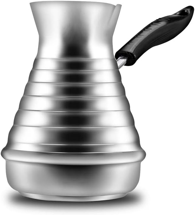 600ml Stainless Steel Turkish Coffee Tea Pot Machine Maker Portable Espresso Kettle Arabic