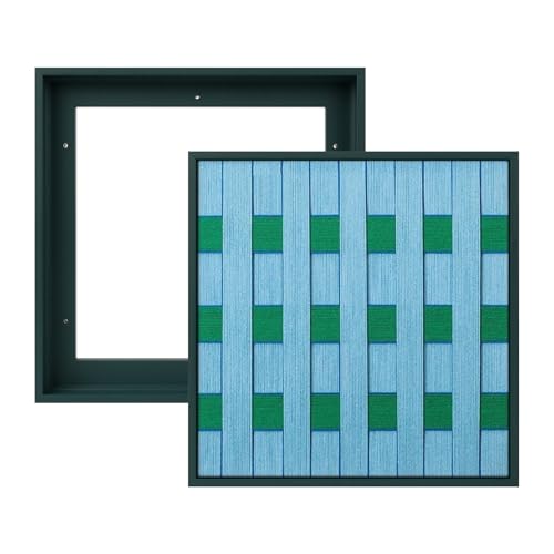 Image of 8x8 Canvas Floater Frame for Boho Art Prints,0.9 inch Deep,Dark Green