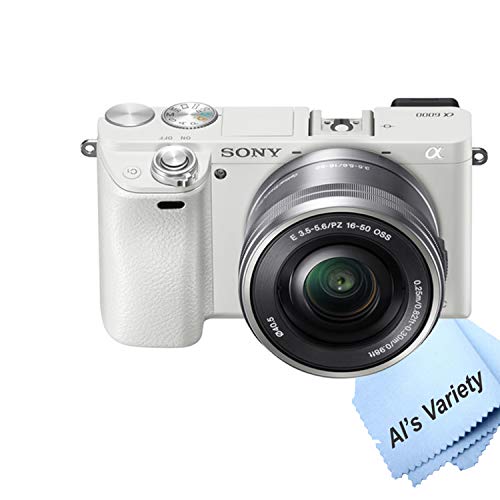 Sony Alpha a6000 (White) Mirrorless Digital Camera with 16-50mm Lens + 32GB Card, Tripod, Case, and More (18pc Bundle) - Thumbnail 3