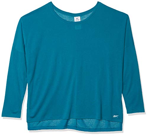 Image of Reebok Women's Workout Ready Supremium Long Sleeve Regular Fit Shirt