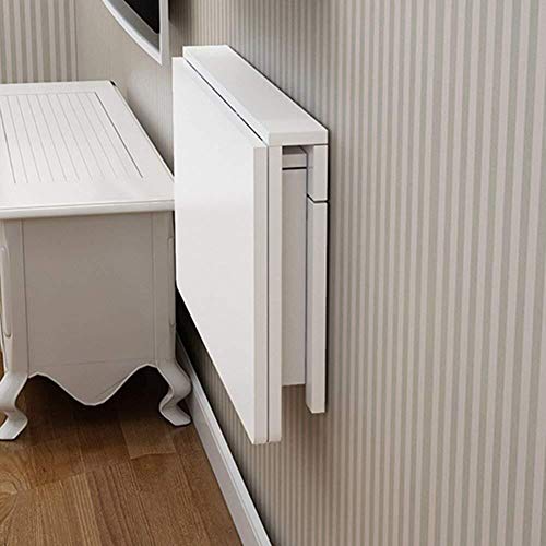 Folding Weiß Wandbehang Esstisch Computer-Schreibtisch Couchtisch Platz sparend Convertible Schreibtisch (Size : 120 * 40cm)