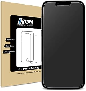 Mothca Matte Screen Protector for iPhone 13/ iPhone 13 Pro/ 14 (1 Pack), Tempered Glass film Anti-Glare & Anti-Fingerprint, Case Friendly, Easy Install Bubble Free -Smooth as Silk,6.1inch (2021/2022)