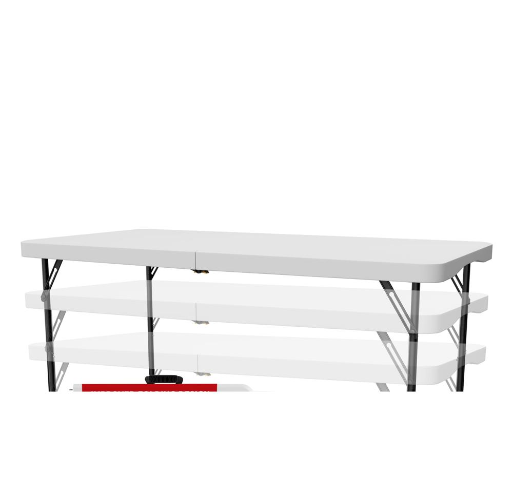 Amazon.com: Sorfey Folding Table 4-Foot X 24 inch, Adjustable to 4