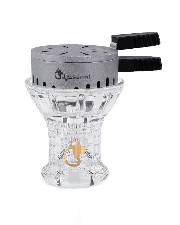 Dschinni Cube Party Shisha Set I kleine Shisha mit Blow-Off System & Molassefänger I Edelstahl-Shisha mit Magnet… – Bild 5