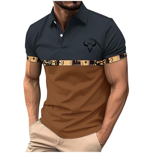 Camiseta para hombre de manga corta en lino, fresca y transpirable para verano, camisa suelta casual con botones, estilo hawaiano para vacaciones en la playa miniatura 1
