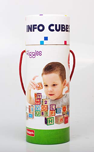 Giggles Funskool Info Cubes, Educational Learning Blocks with Alphabet, Numbers, Colors, Shapes & Picture Puzzle, Development Toy for Kids, Preschool Activity Set, Gift Set for Kid, Ages 3+ Years - Image 11 thumbnail