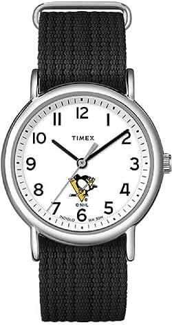 TIMEX Unisex Weekender 38mm Watch with Slip-Thru Single Layer Strap