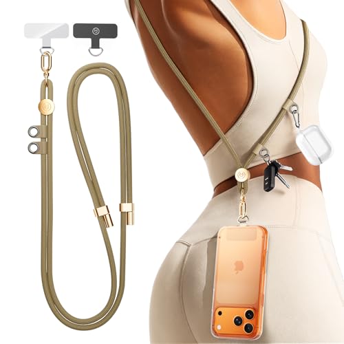 Manna Joy 2-in-1 Multi-Function Phone Lanyard with 2 Hanging Loops