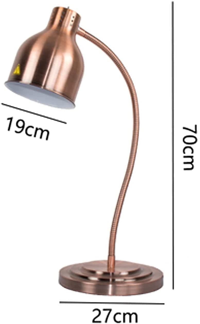 Lampada scaldavivande Lampada riscaldante per Alimenti Lampada riscaldante per Alimenti Lampada da Tavolo per Ristorante Cucina Buffet Tavolo riscaldante