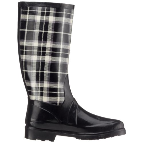 Beck Damen Pepita Gummistiefel, Schwarz, 41 EU