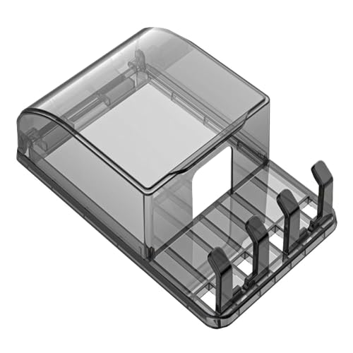 Boîtier de prise électrique extérieure étanche et transparent avec fixation adhésive