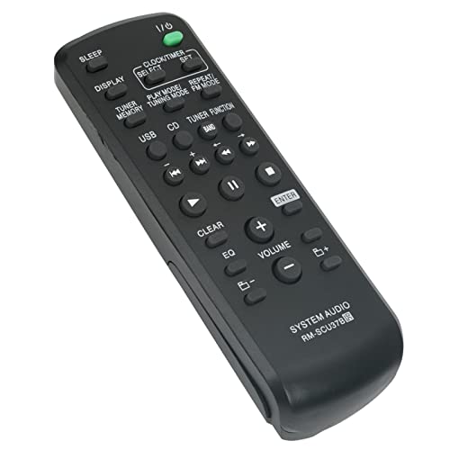 RM-SCU37B Replacement Remote Control Fit for Sony Micro Hi-Fi Component System CMT-FX205 CMT-BX5 CMT-EH25 CMT-EH26 CMT-EH55DAB CMT-FX200 HCD-CBX5 HCD-E25 HCD-EH25 HCD-EH26 HCD-EH55DAB ESX6 - Image 2