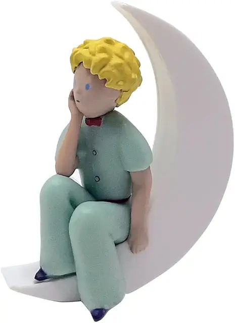 Figurine Le Petit Prince assis sur la lune - Jouets PLA61055
