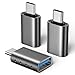 Produktbild USB C auf USB Adapter 3.0 (3 Stücke) USB-C Stecker auf USB-A Buchse Adapter, USB Typ C OTG Adapter für MacBook Pro 2019, MacBook Air 2020, iPad Pro 2020, Samsung Galaxy S10, Weitere Typ C Geräte