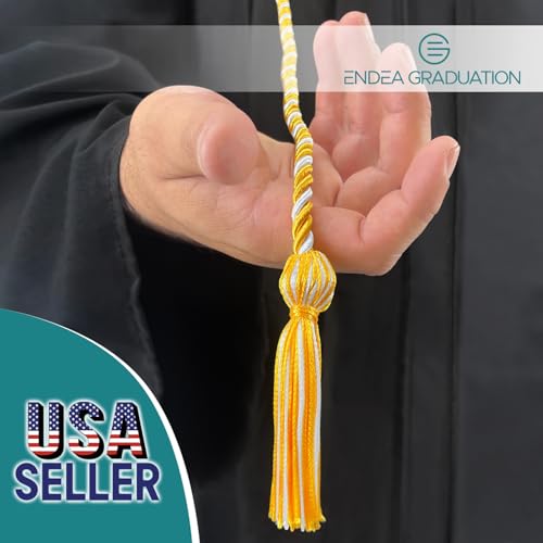 Image of Endea Graduation Single Honor Cord Two-Color (Gold /White)